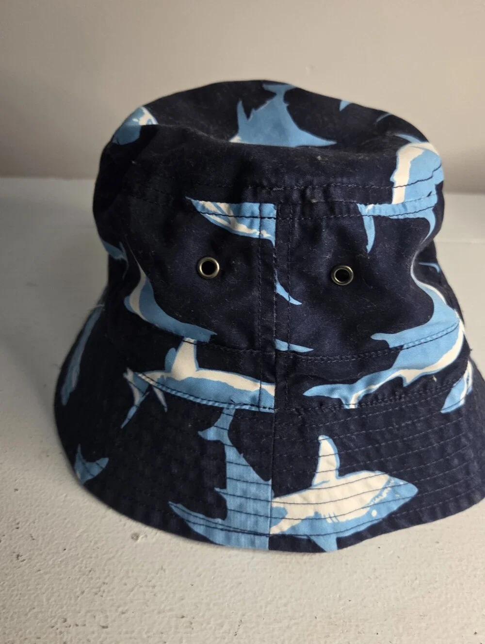 Hanna Andersson Shark Bucket Hat Youth Size Medium